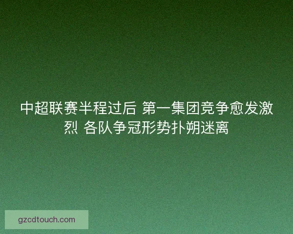 中超联赛半程过后 第一集团竞争愈发激烈 各队争冠形势扑朔迷离
